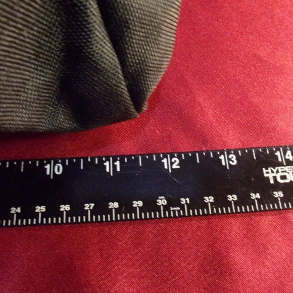 VINTAGE CAMP INN BLACK CABVAS LARGE DUFFLE BAG W/ HAND STRAPS SI1042 - Picture 4 of 12